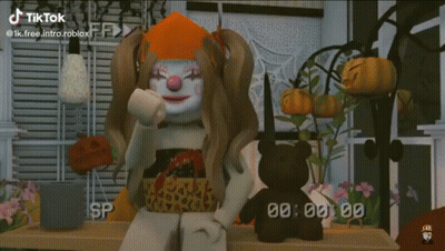 TikTok Video Of Clown Playing GIF
