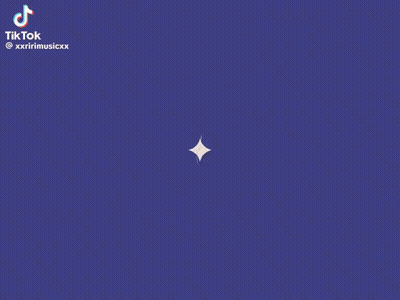 TikTok Video With Blue Background And White Square GIF