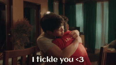 Tile Floor With I Tickle You < 3 GIF