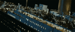 Tilted Sinking Ship  GIF