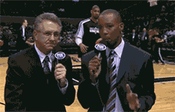 Tim Duncan NBA Reporter Dodge GIF