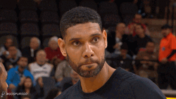 Tim Duncan NBA Spurs Smile GIF