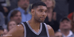 Tim Duncan NBA Spurs Smirk GIF
