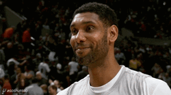Tim Duncan Spurs Yes Nod GIF