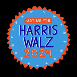 Tim Walz Orange And Blue GIF