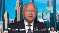 Tim Walz Weird Guys GIF