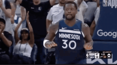 Timberwolves Player Giving High Five GIF