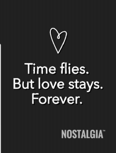 Time Flies But Love Stays Forever Poster GIF