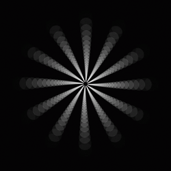 Time Is A Flat Circle Cartoon Light Burst GIF