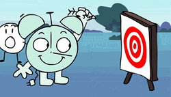 Time Is A Flat Circle Clock Play Dart GIF
