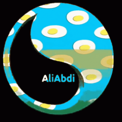 Time Is A Flat Circle Yin Yang Symbol GIF