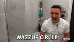 Time Is A Flat What's Up Circle GIF