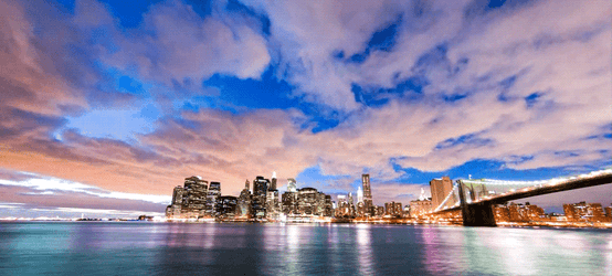Time Lapse Brooklyn Bridge New York City GIF