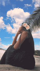 Time Lapse Girl In Hawaii GIF