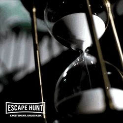 Time Runs Out Inside Hourglass GIF