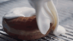 Time To Make The Donuts Creamy White Glaze GIF