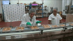 Time To Make The Donuts Woman Saying Bye GIF