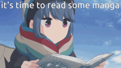 Time To Read Some Manga GIF