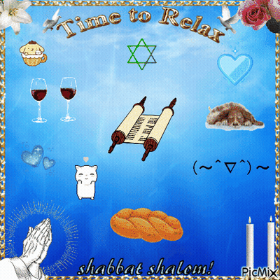 Time To Relax Shabbat Shalom GIF