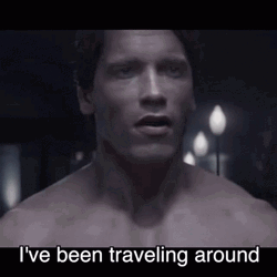 Time Travel Arnold Schwarzenegger GIF