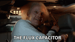 Time Travel Back To The Future Doc Brown GIF