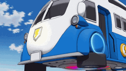 Time Travel Inazuma TM Caravan Transform GIF