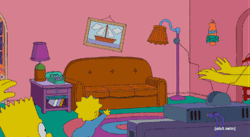 Time Travel Rick And Morty Cross Over Simpsons GIF