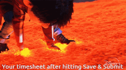 Timecard After Hitting Save Button GIF