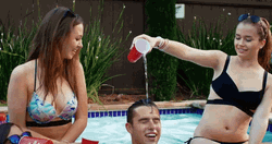 Timeflies Pool Party Pouring Water GIF