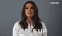 Times Up Eva Longoria GIF