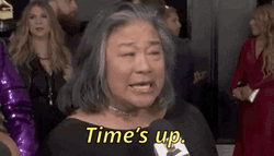 Times Up Old Lady GIF
