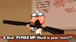 Times Up Professor Elvin Gadd GIF