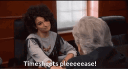 Timesheet Please Mona Lisa Reaching Out GIF