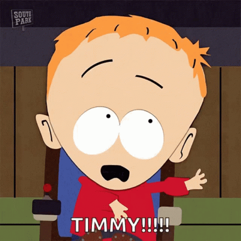 Timmy From South Park Sitting In A Chair GIF