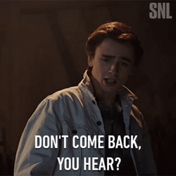 Timothee Chalamet Do Not Come Back You Hear GIF
