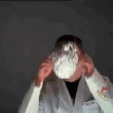 Tin Hat Crossed Arms GIF