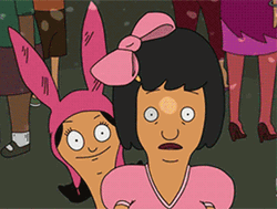 Tina Belcher Awkward Kiss GIF