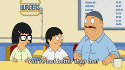 Tina Belcher Better Than Me GIF