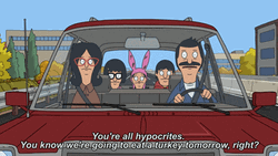 Tina Belcher Bob Belcher Hypocrites GIF