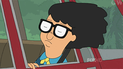 Tina Belcher Car Wind GIF
