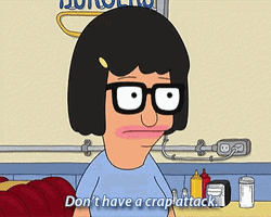 Tina Belcher Crap Attack GIF