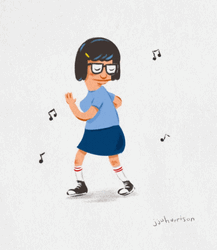 Tina Belcher Dance GIF