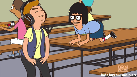 Tina Belcher Dancing Fall GIF