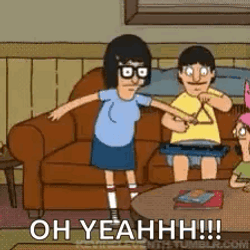 Tina Belcher Dancing Oh Yeah GIF
