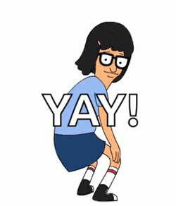 Tina Belcher Dancing Yay GIF