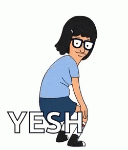 Tina Belcher Dancing Yesh GIF