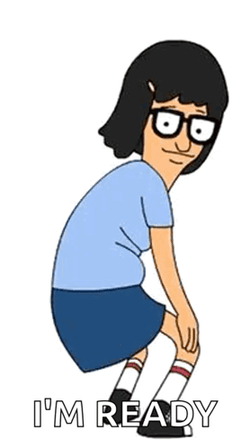 Tina Belcher Lets Do It I'm Ready GIF