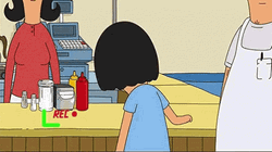 Tina Belcher Losing Glasses GIF