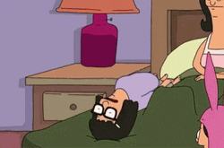 Tina Belcher Shaking In Bed Bobs Burgers  GIF