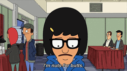 Tina Bobs Burger Sad Nuts GIF